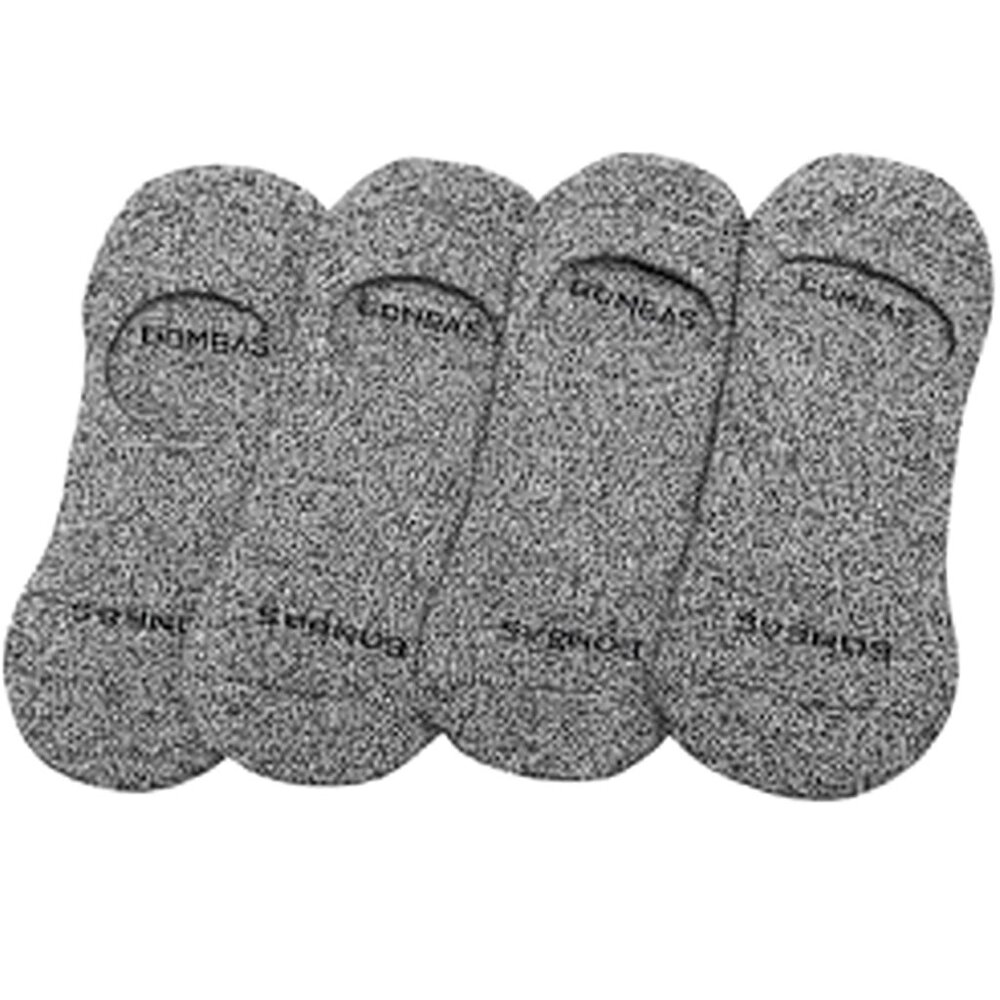 Bombas Socks Men's No Show 4 Pack - Large - Gray